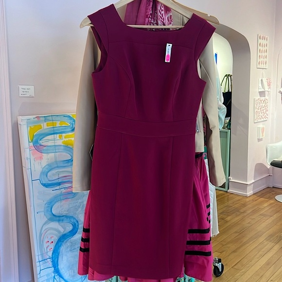 The Limited plum Sheath dress Size 4 - Picture 2 of 7